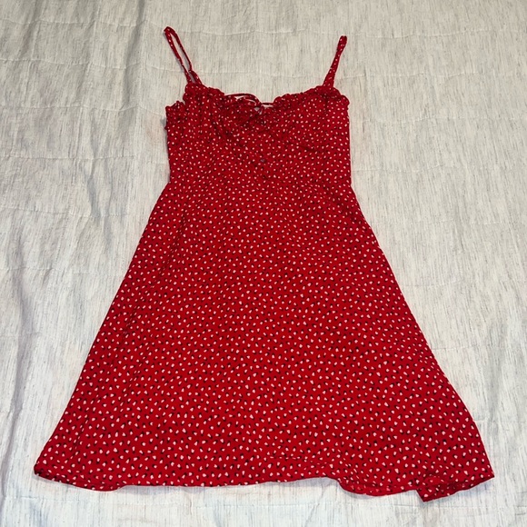 Red Mini Dress - Picture 2 of 4